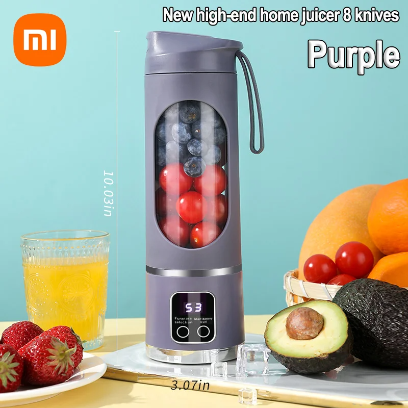 Blender violet  USB rechargeable de 450 ml