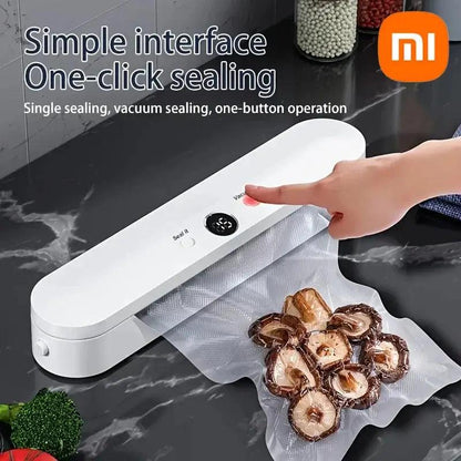 Xiaomi  2-in-1 Vacuum Sealer Dry and Wet Dual-purpose Automatic Packaging Machine Food Vacuum Sealer Food Preservator Home