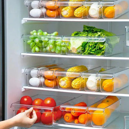 Votre frigo avec le Kit Rangement Cristal : Ordre, Espace et Fraîcheur !"