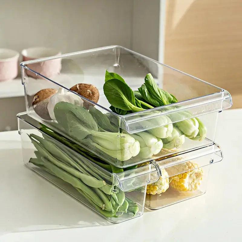 Votre frigo avec le Kit Rangement Cristal : Ordre, Espace et Fraîcheur !"