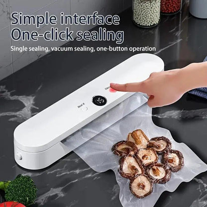 Xiaomi  2-in-1 Vacuum Sealer Dry and Wet Dual-purpose Automatic Packaging Machine Food Vacuum Sealer Food Preservator Home