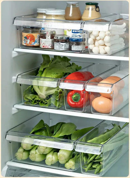 Votre frigo avec le Kit Rangement Cristal : Ordre, Espace et Fraîcheur !"