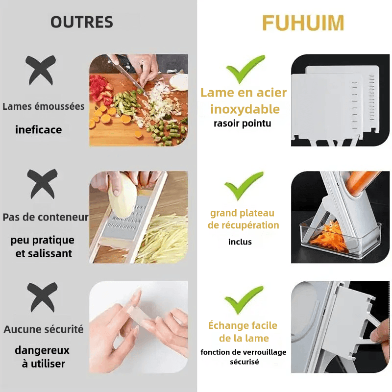 Mandoline pour la cuisine tout-en-1