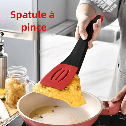 Spatule Pan en silicone 3-en-1 : Votre Allié Culinaire Polyvalent