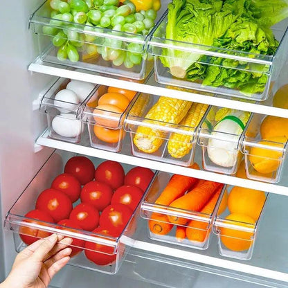 Votre frigo avec le Kit Rangement Cristal : Ordre, Espace et Fraîcheur !"