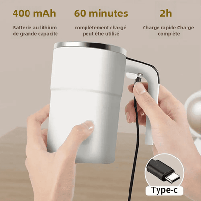 Tasse à café auto mélangeuse à affichage digital 380ML