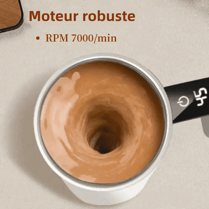 Tasse à café auto mélangeuse à affichage digital 380ML