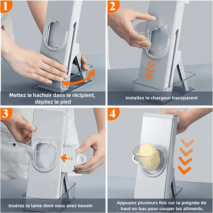 Mandoline pour la cuisine tout-en-1