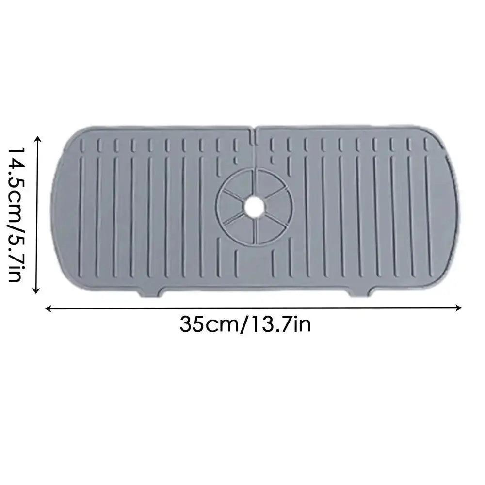 Tapis de robinet en silicone, protection contre les éclaboussures d'évier de cuisine